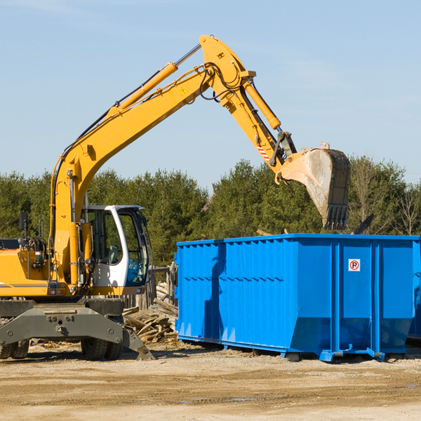 how many times can i have a residential dumpster rental emptied in Nassau MN